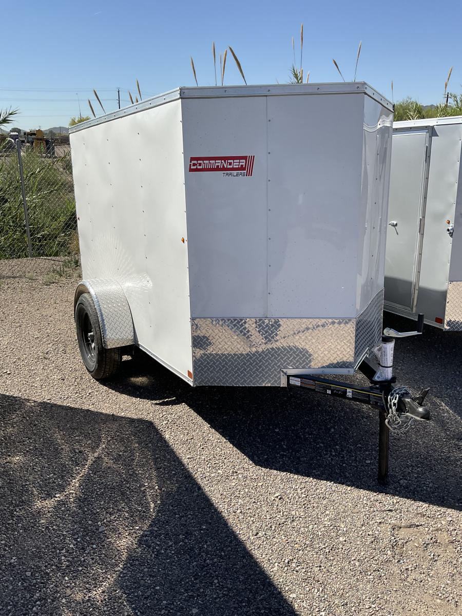 5X8C CARRY-ON 5X8 ENCLOSED 3K RD WH Image 0