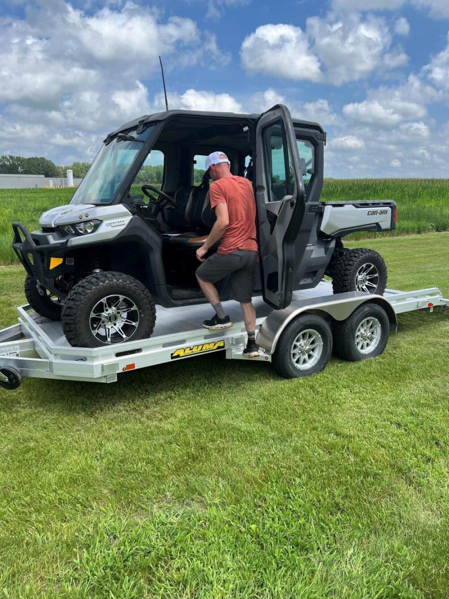 Aluma 7814 ALUMA 77-1/2" X 168" TA TRAILE W/BI-FOLD Image 0