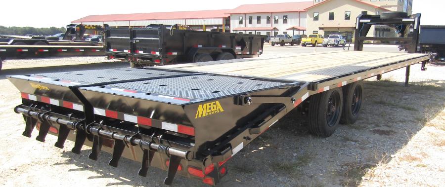 Big Tex 16GN, Gooseneck, 102" x 35', 17.5K, Dovetail, Mega Ramps Image 2