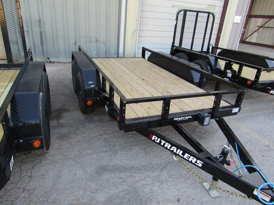PJ TRAILERS UC21 PJ 5X10TA, EB1, SM STL FEN RSR NO RAMP BLK Image 2