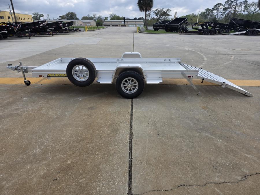 Aluma 6312 ALUMA 63" X 12 SA UTILITY TRAILER W/ BI-FOLD TG Image 0