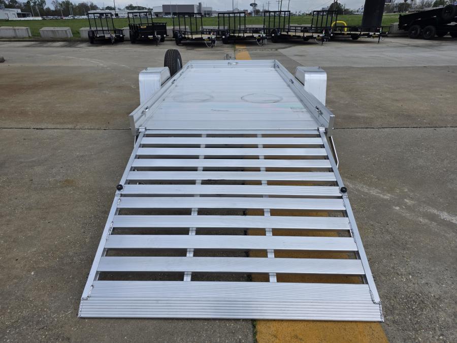 Aluma 6312 ALUMA 63" X 12 SA UTILITY TRAILER W/ BI-FOLD TG Image 1