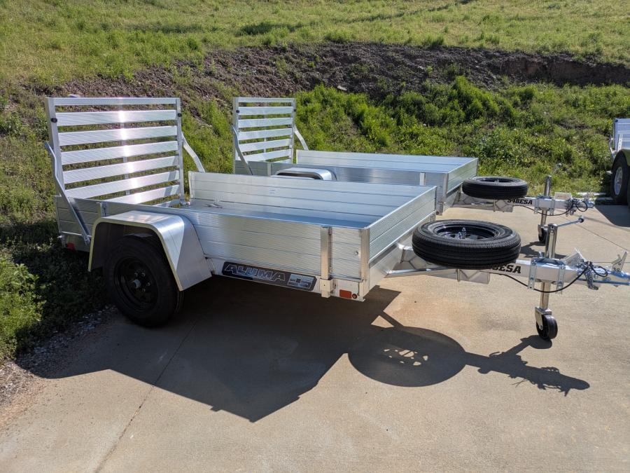 Aluma 548E ALUMA 5X48 SA TRAILER, STRAIGHT TAILGATE Image 1