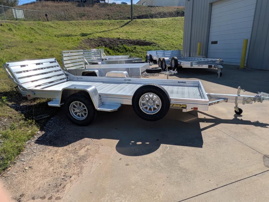 Aluma 6312 ALUMA 63" X 12 SA UTILITY TRAILER W/ BI-FOLD TG Image 0