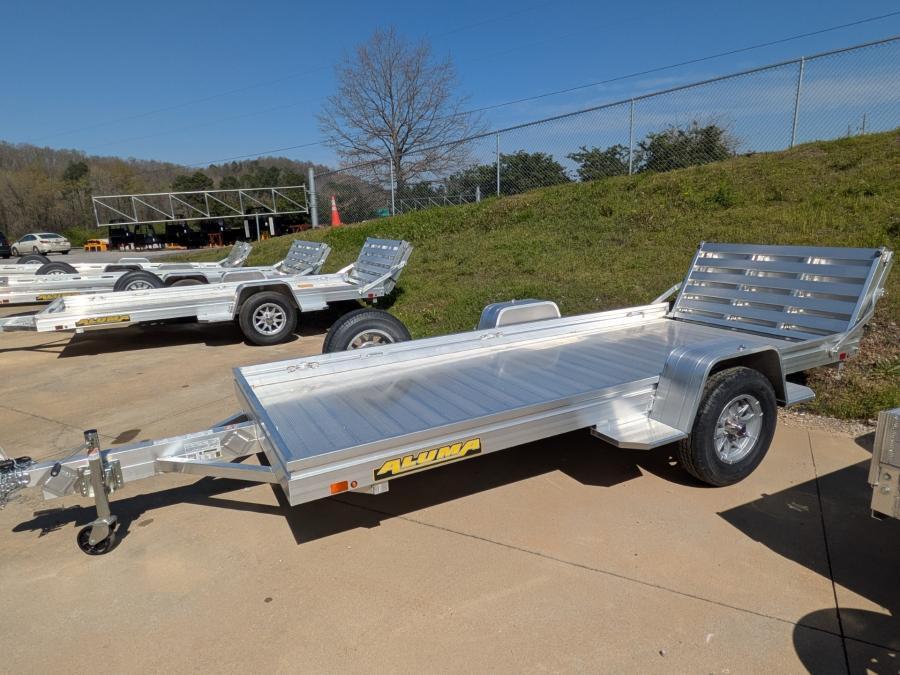 Aluma 6312 ALUMA 63" X 12 SA UTILITY TRAILER W/ BI-FOLD TG Image 2