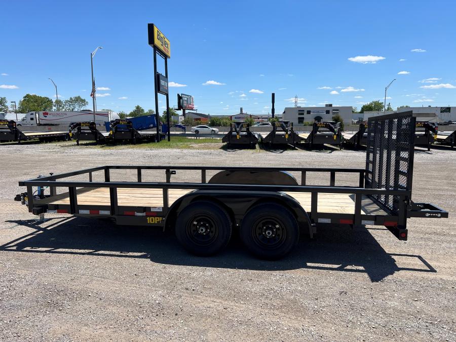 Big Tex 10PI, Utility, 83" x 16', 9.9K, 4' Ramp Gate Image 0