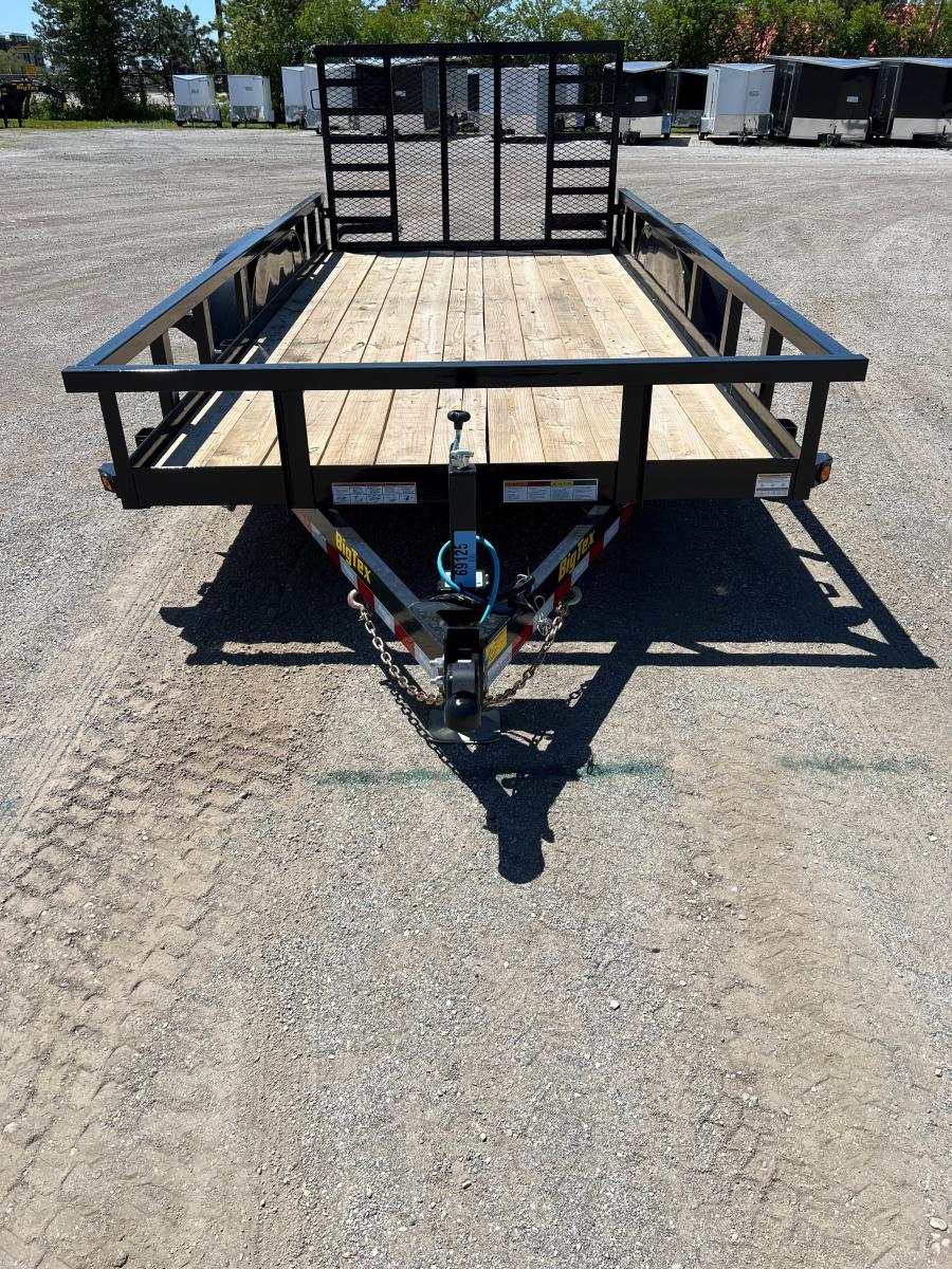 Big Tex 10PI, Utility, 83" x 16', 9.9K, 4' Ramp Gate Image 3
