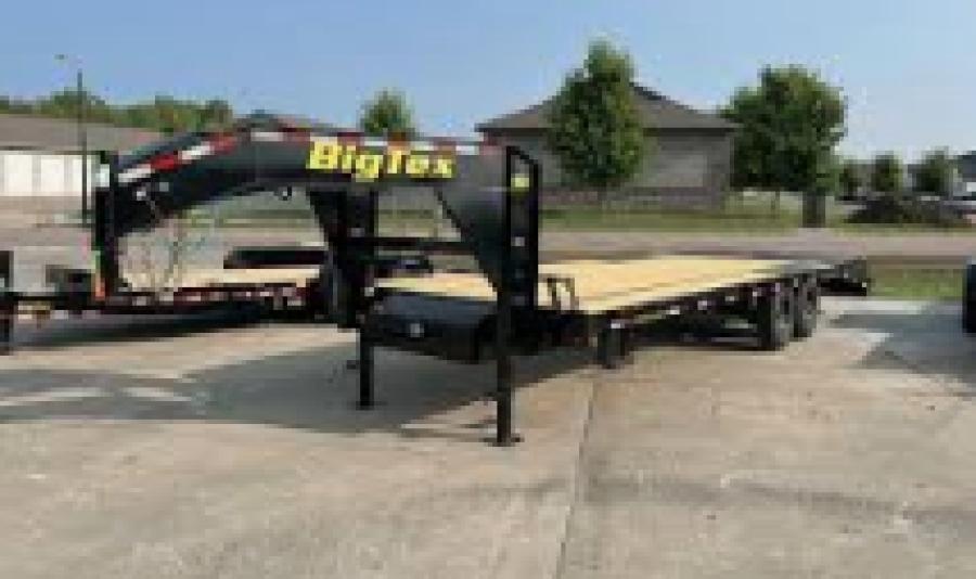 Big Tex 14GN, Gooseneck, 102" x 25', 15.9K, Dovetail, Mega Ramps Image 1