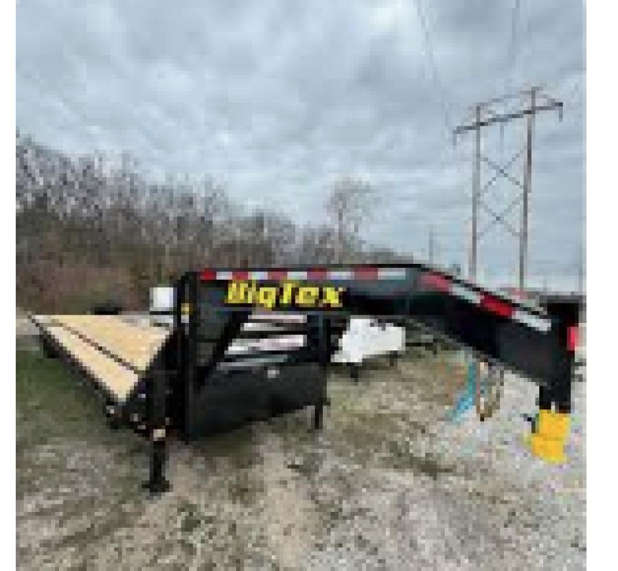 Big Tex 14GN, Gooseneck, 102" x 25', 15.9K, Dovetail, Mega Ramps Image 3