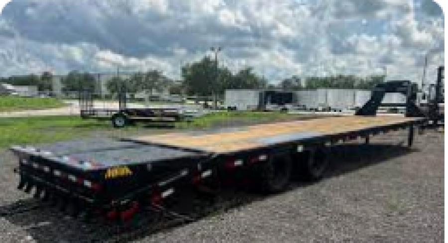 Big Tex 25GN, Gooseneck, 102" x 40', 25.9K, Dovetail, Mega Ramps Image 1
