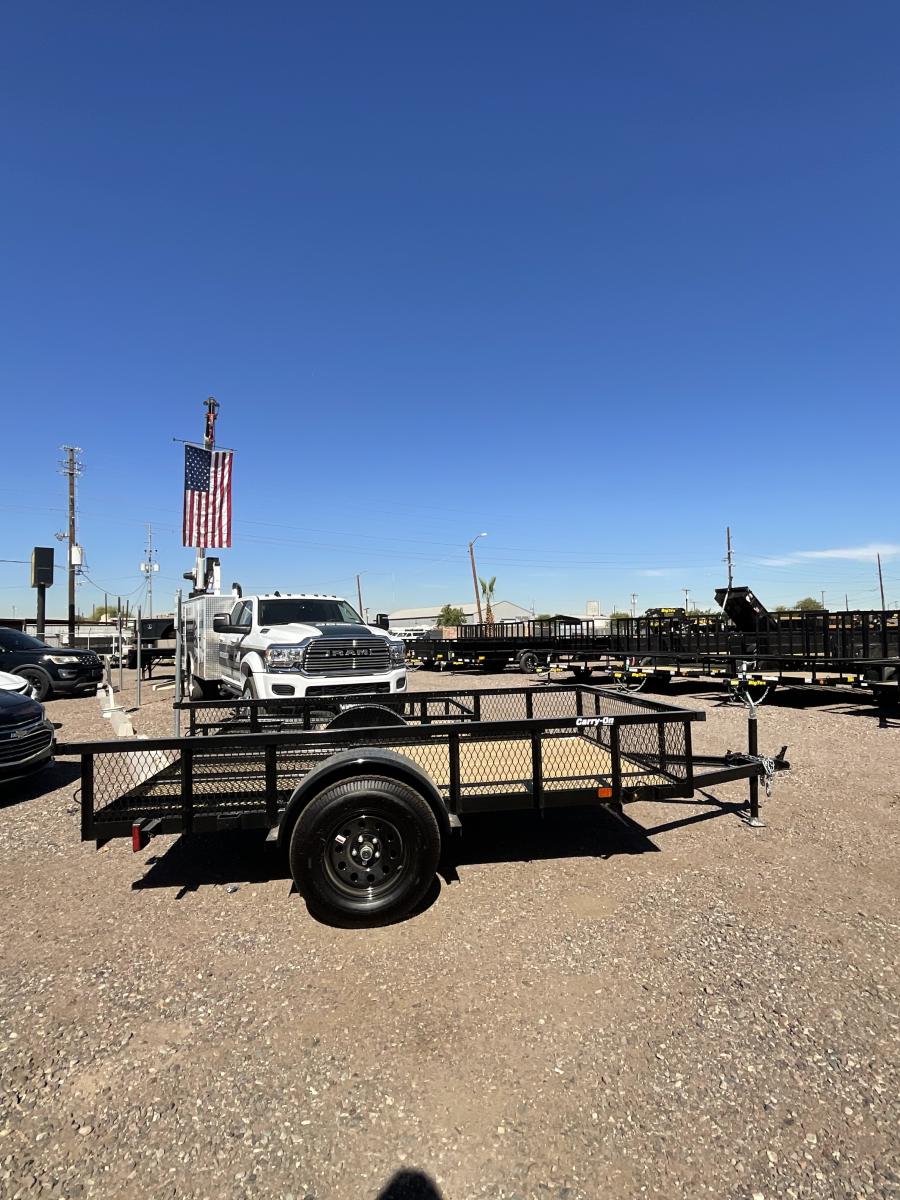 55X1 5.5X10 UTILITY 3K  WD FLOOR TRAILER- BY CARRY ON Image 1