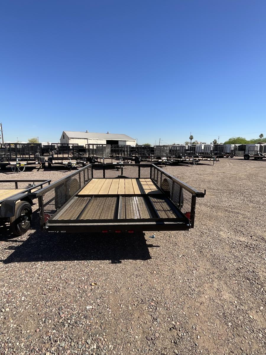 55X1 5.5X10 UTILITY 3K  WD FLOOR TRAILER- BY CARRY ON Image 2