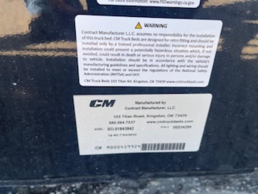 CM RD BED 84″ L X 84″ W X 38″ CA X 42″ RUNNERS Image 1
