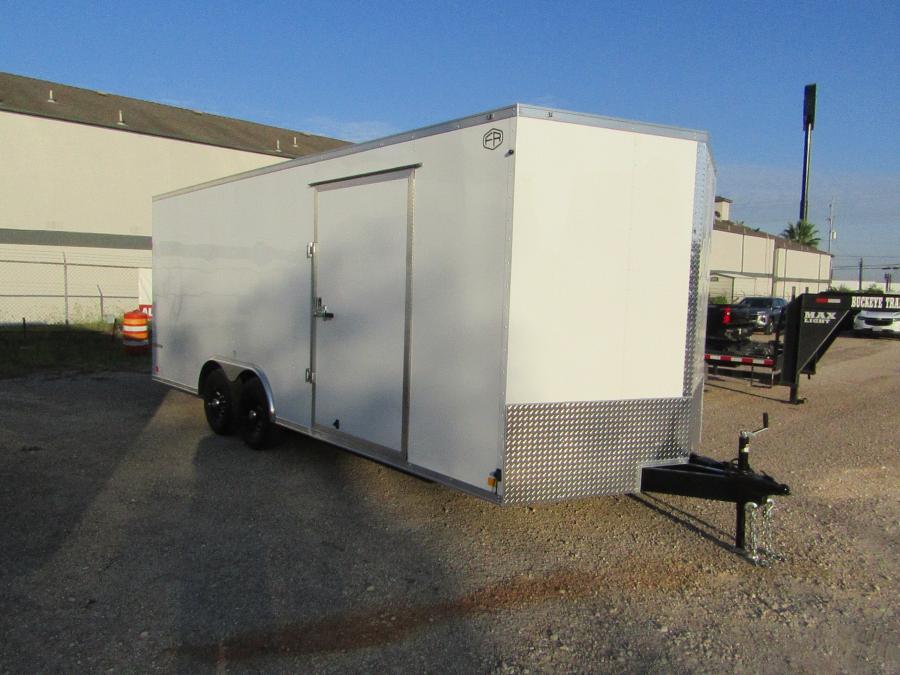 VHW8 85X20 ENCLOSED RAMP DOOR WHITE Image 2