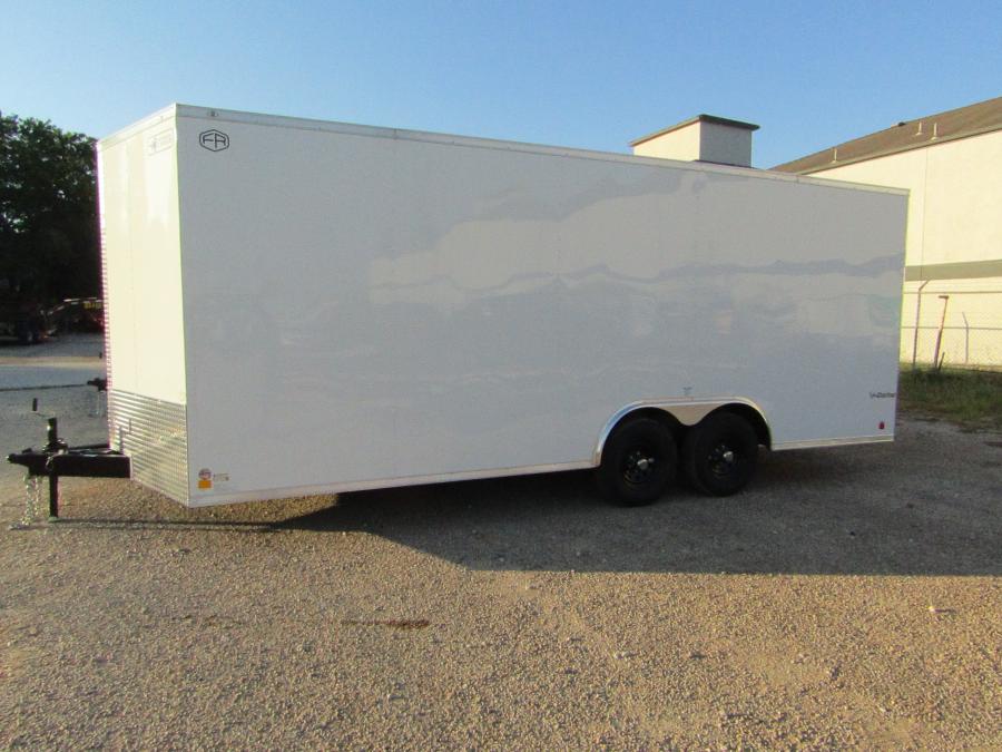 VHW8 85X20 ENCLOSED RAMP DOOR WHITE Image 3
