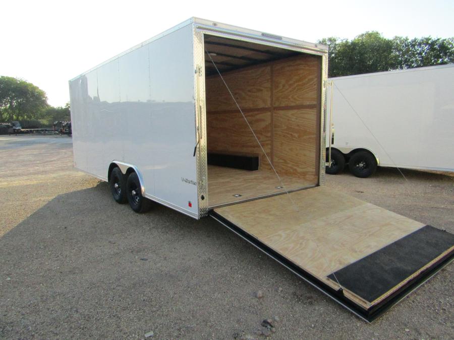 VHW8 85X20 ENCLOSED RAMP DOOR WHITE Image 6