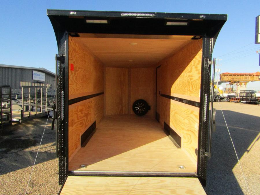 VHW8 85X24 ENCLOSED RAMP DOOR BLACK Image 0