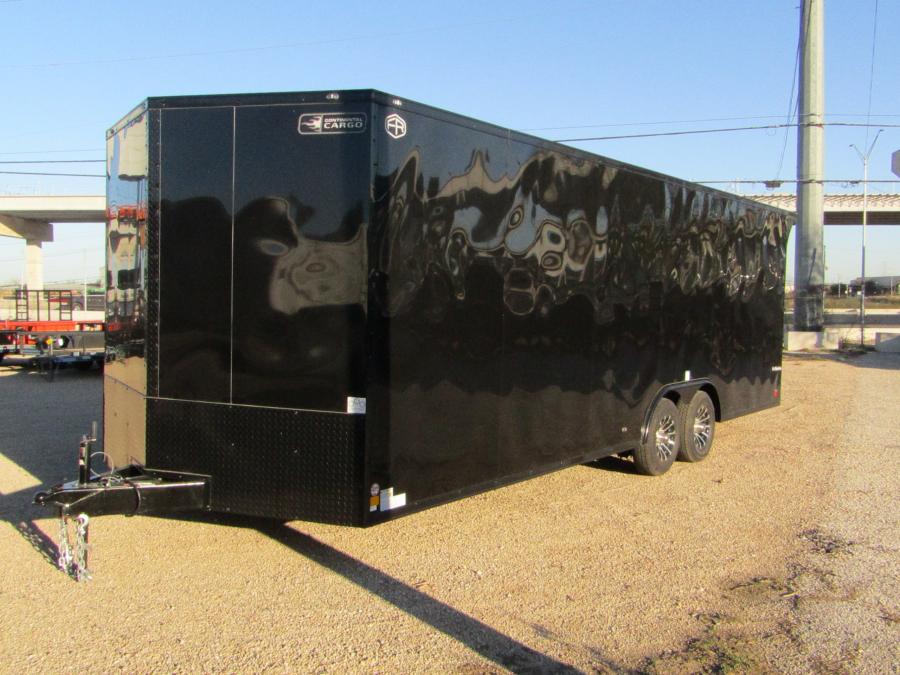 VHW8 85X24 ENCLOSED RAMP DOOR BLACK Image 1