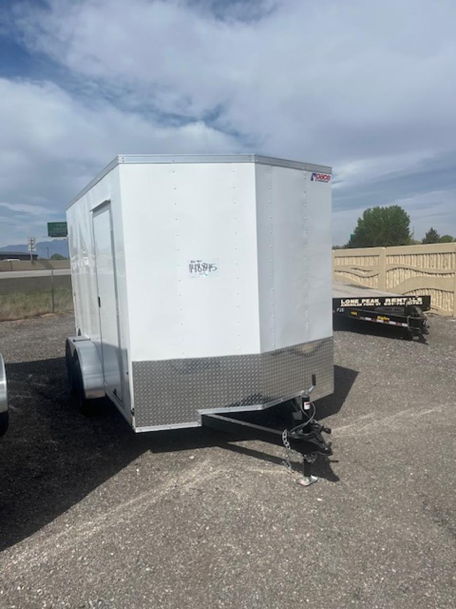 K841 7X12 OUTBACK DLX FLAT TOP VNOSE ENCLOSED CARGO Image 0