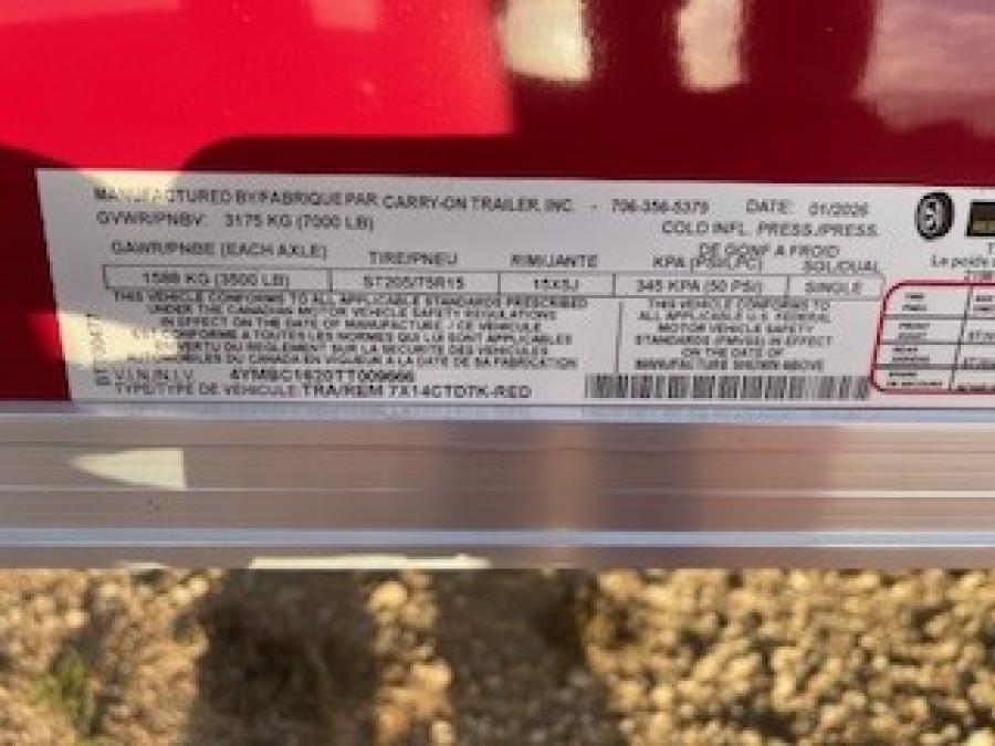 7X14 CARRY-ON 7X14 ENCLOSED 7K RD R | Big Tex Trailer World