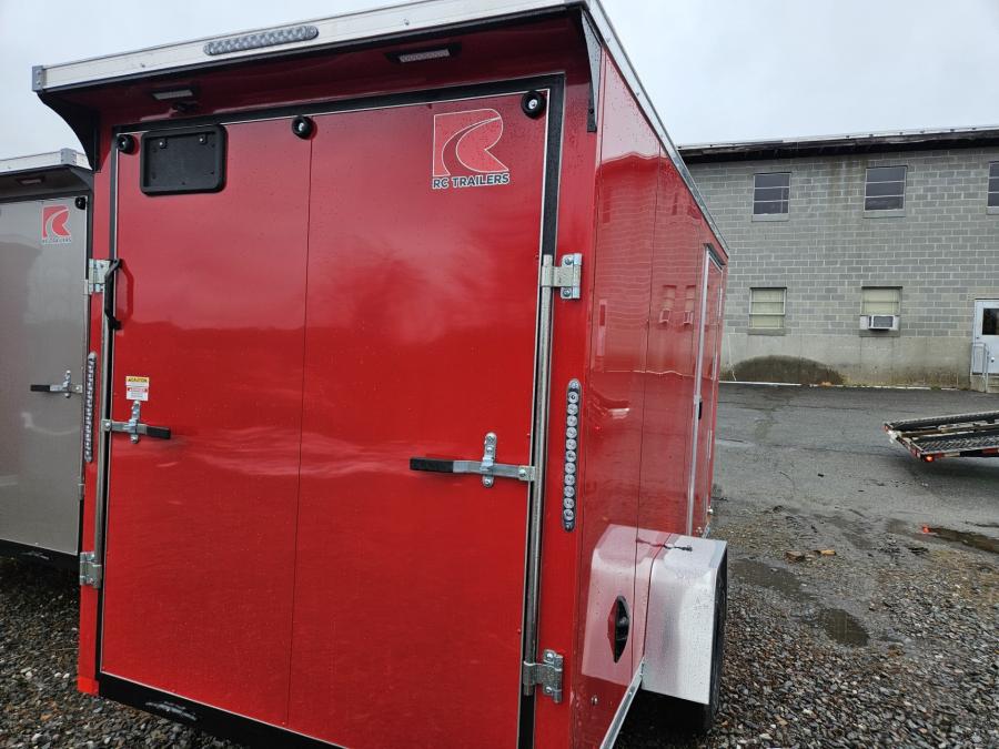 RDLX 6X12 RC ENCLOSED RAMP DOOR RED Image 2