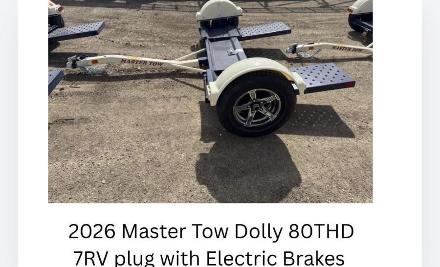 Master Tow 80TH 80THDEB  TOW DOLLY W/LED LIGHT ALUM WHEELS W/RADIAL TIRES Image 2