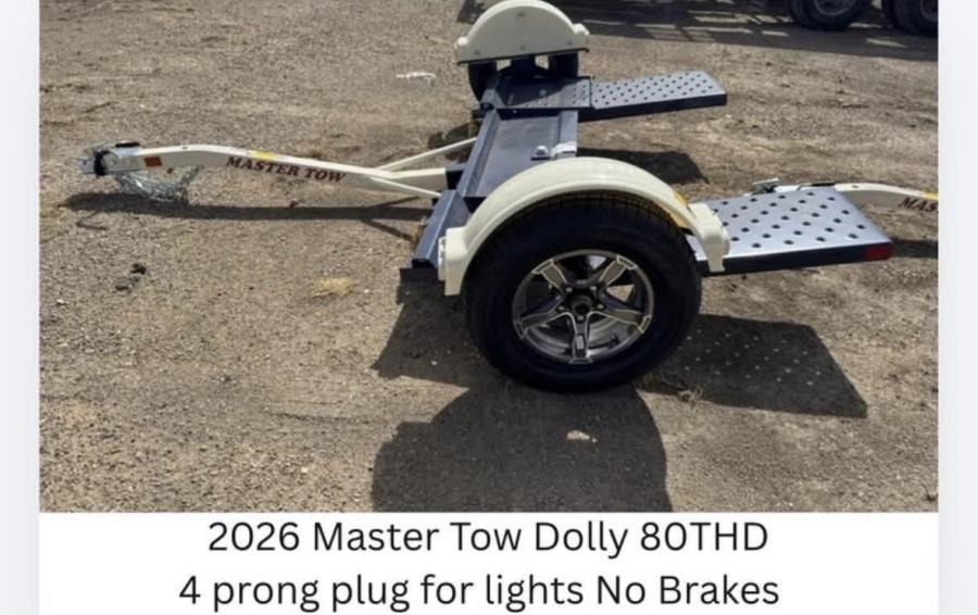 Master Tow 80TH 80T  TOW DOLLY W/LED LIGHTS ALUM WHEELS W/RADIAL TIRES Image 2