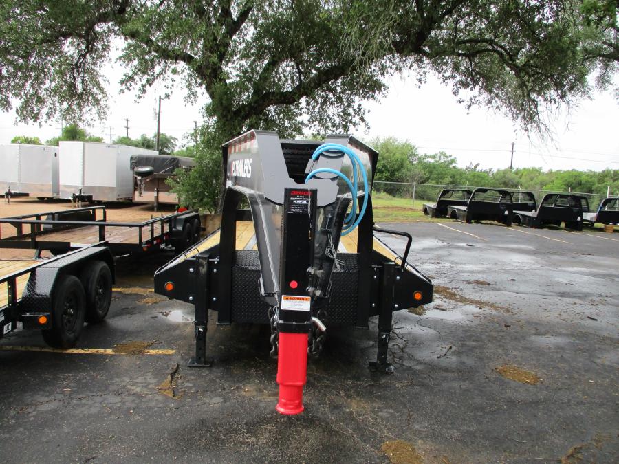 PJ LD, Gooseneck, 40′ x 108″, 25k, Dovetail, Ratchets w/ Slide Track Image 0