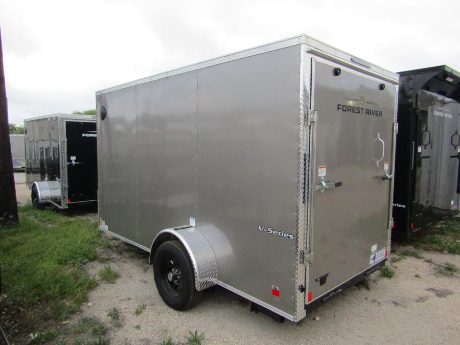 VHW6 6X12 ENCLOSED RAMP DOOR PEWTER Image 0