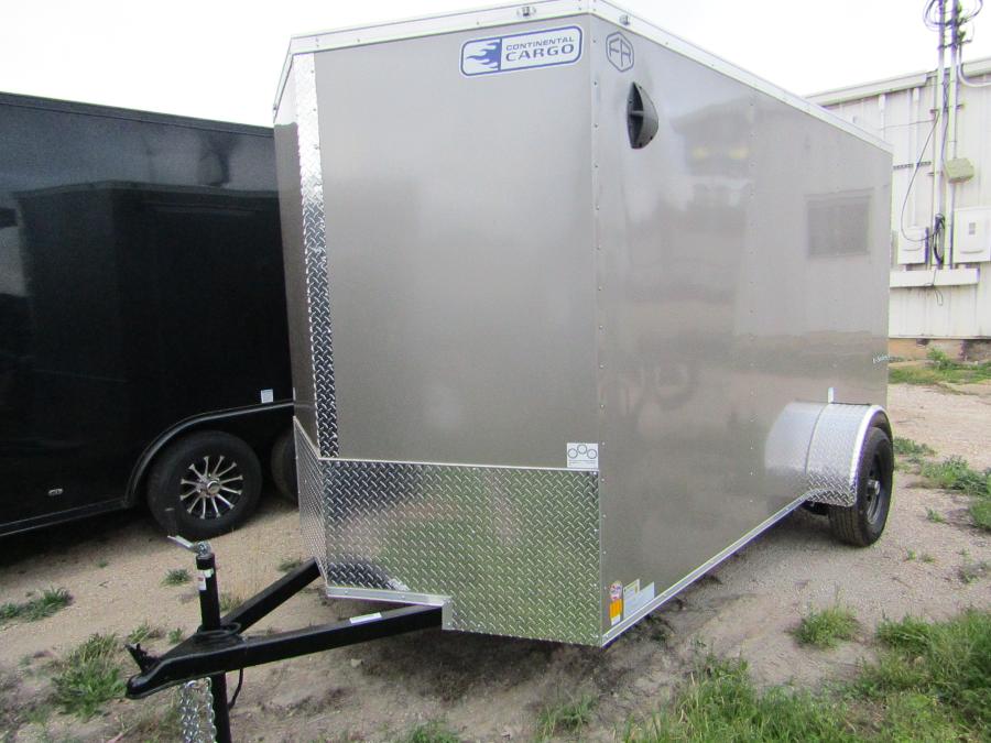 VHW6 6X12 ENCLOSED RAMP DOOR PEWTER Image 1