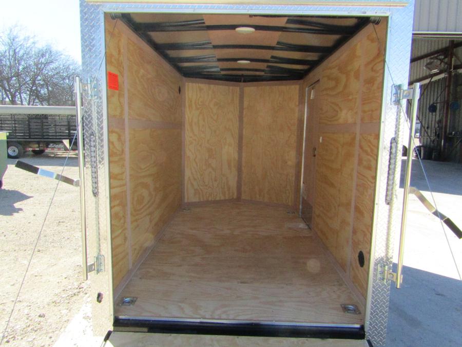 VHW6 6X12 ENCLOSED RAMP DOOR PEWTER Image 3