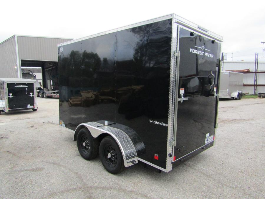 VHW6 6X12 ENCLOSED RAMP DOOR BLACK Image 0