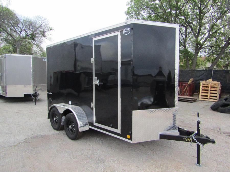 VHW6 6X12 ENCLOSED RAMP DOOR BLACK Image 2