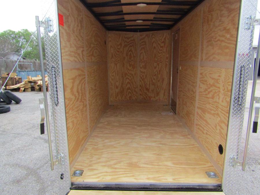 VHW6 6X12 ENCLOSED RAMP DOOR BLACK Image 3