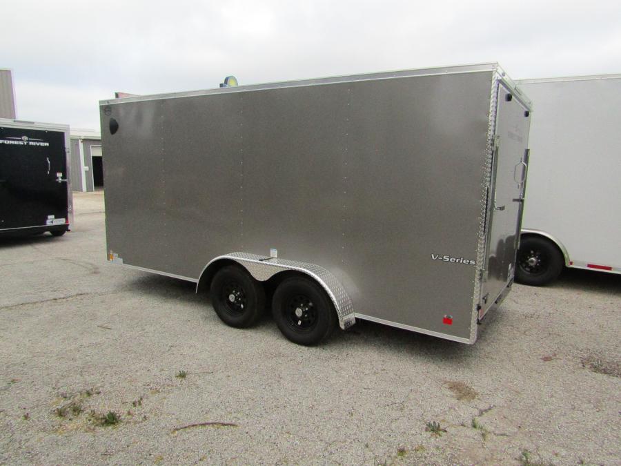 VHW7 7X16 ENCLOSED RAMP DOOR PEWTER Image 2