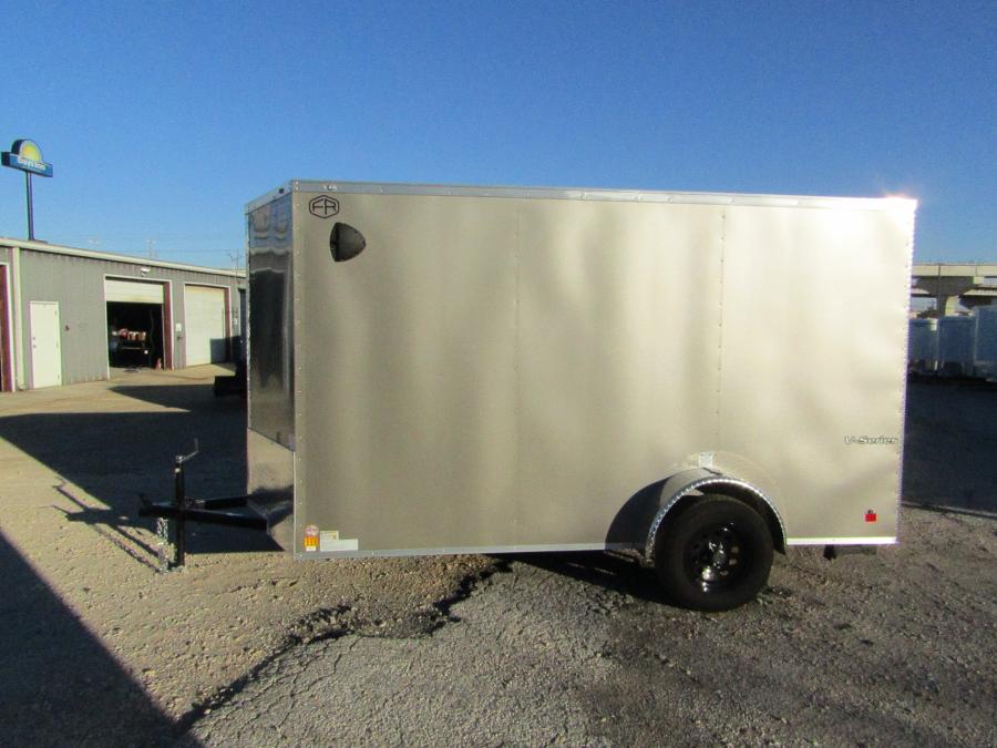 VHW6 6X10 ENCLOSED RAMP DOOR PEWTER Image 1