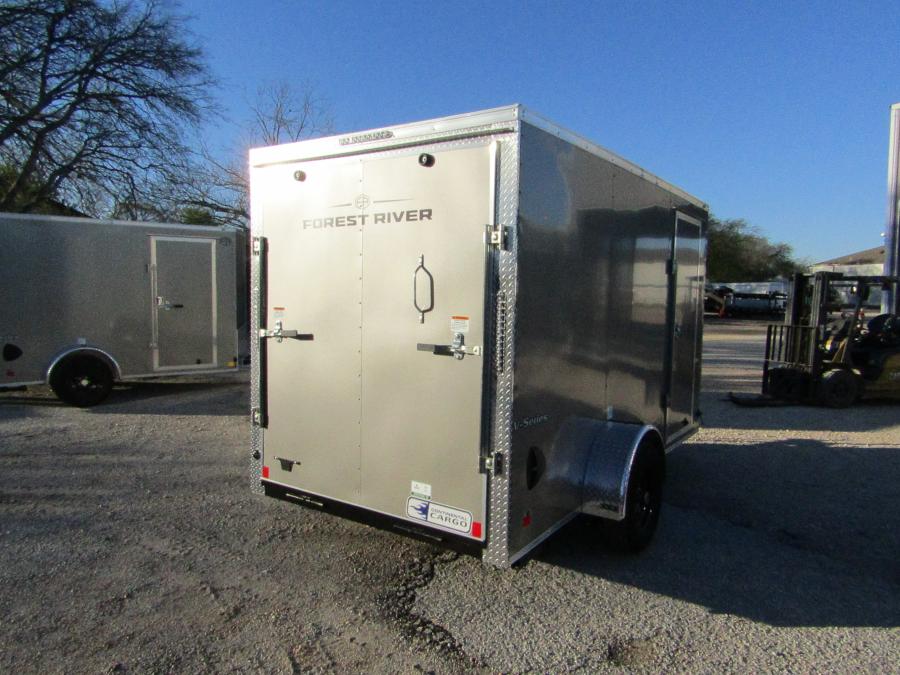 VHW6 6X10 ENCLOSED RAMP DOOR PEWTER Image 2