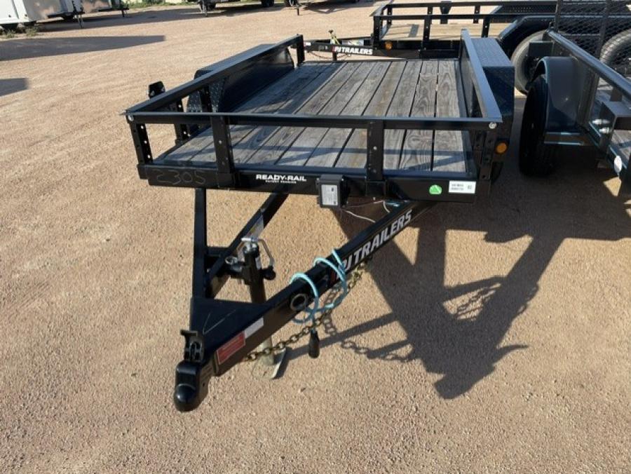 PJ TRAILERS UC21 PJ 5X10TA, EB1, SM STL FEN RSR NO RAMP BLK Image 0