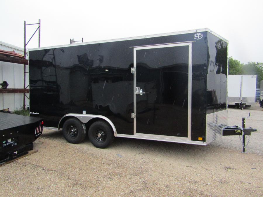 VHW8 85X16 ENCLOSED RAMP DOOR BLACK Image 0