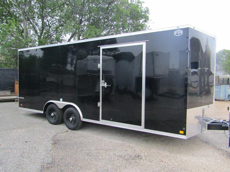 VHW8 85X20 ENCLOSED RAMP DOOR BLACK Image 0