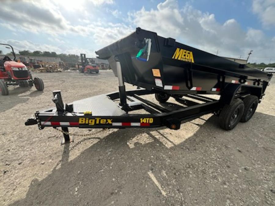 Big Tex 14TD 15.4K HD TELESCOPIC DUMP 83"X1 6SIR, BLACK Image 0