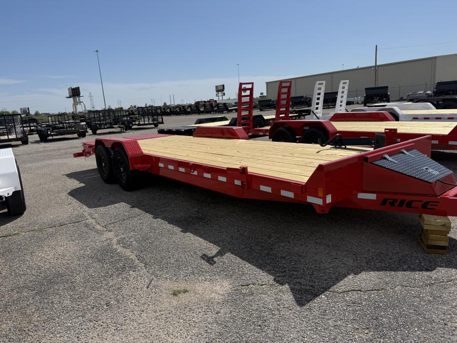 Rice Trailers  - MAGNUM 14K EQUIPMENT HAULER 82X21 RED Image 1