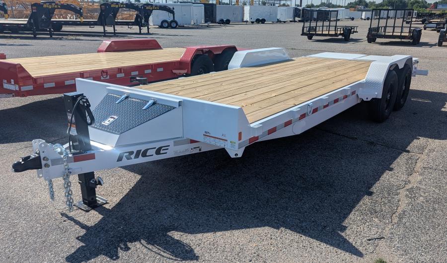Rice Trailers - MAGNUM 14K EQUIPMENT HAULER 82X21 White Image 0