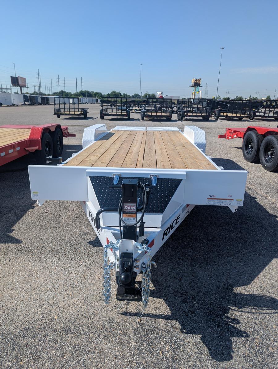 Rice Trailers - MAGNUM 14K EQUIPMENT HAULER 82X21 White Image 1