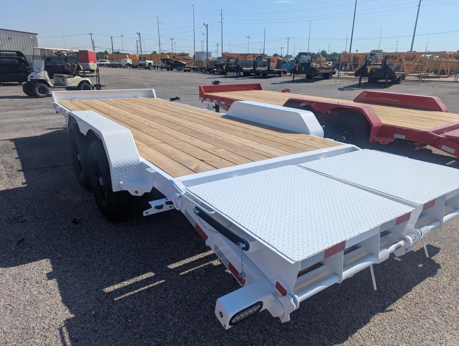 Rice Trailers - MAGNUM 14K EQUIPMENT HAULER 82X21 White Image 4