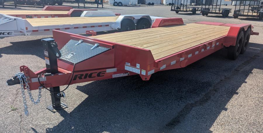 Rice Trailers FME RICE - MAGNUM 14K EQUIPMENT HAULER 20+3 BK - STND RED Image 0