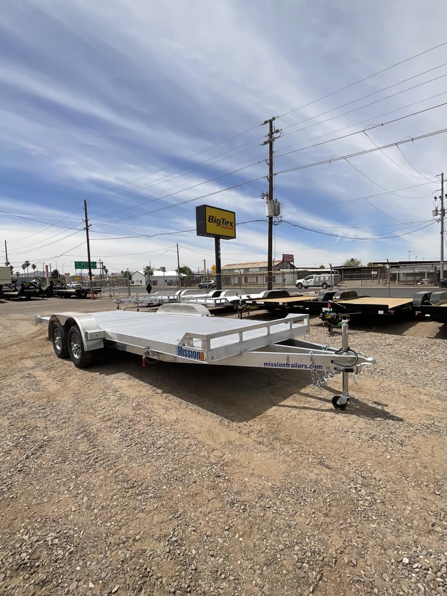 MOCH 8X20 TILTING OPEN CAR HAULER TRAILER BY MISSION Image 0