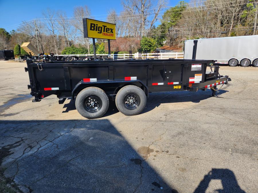 Big Tex 14TD 15.4K HD TELESCOPIC DUMP 83"X1 6SIR, X-SERIES PKG, BLK Image 1