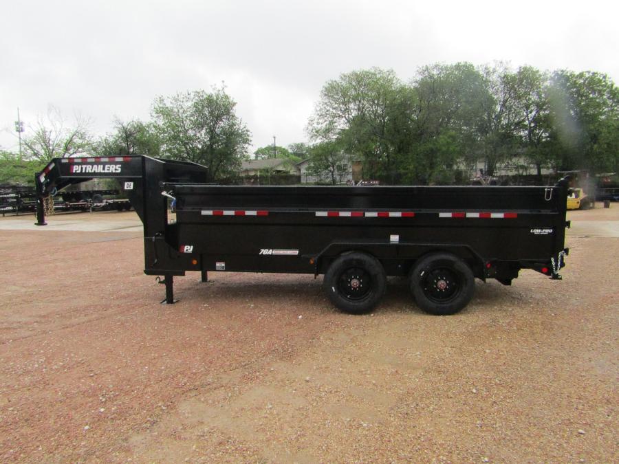 PJ DE, Dump, 16' x 83", 24k, Gooseneck Image 3