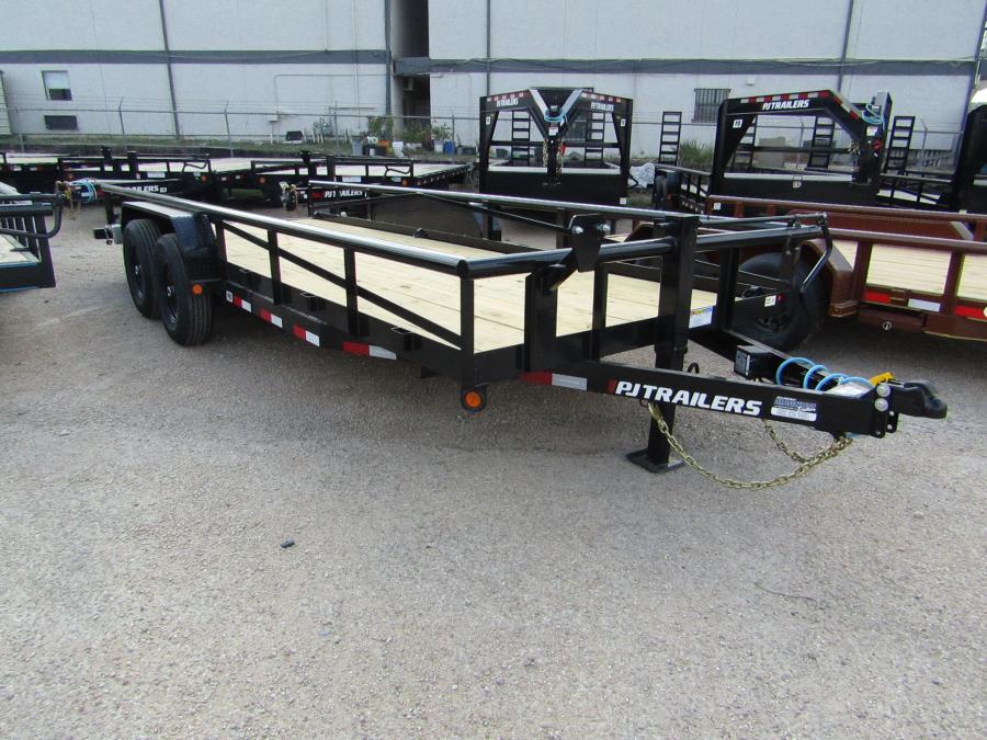 PJ TRAILERS P8J1 PJ 18X83,ANGLE PIPETOP TRAILER Image 0